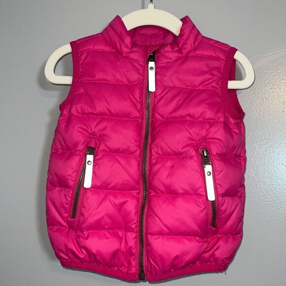 Hanna Andersson Other - Hanna Andersson Girl's Pink Puffer Vest Size 70cm/6-12 Months